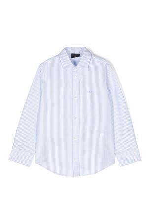 light-blue cotton shirt FAY KIDS | FV5P30Z2618100AZ